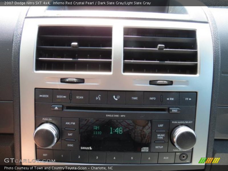 Inferno Red Crystal Pearl / Dark Slate Gray/Light Slate Gray 2007 Dodge Nitro SXT 4x4