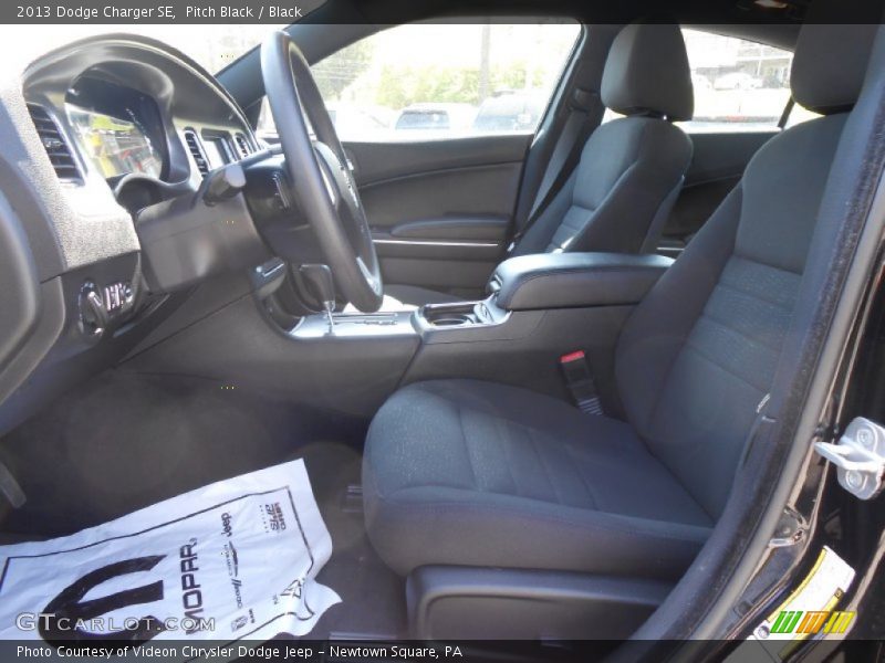 Pitch Black / Black 2013 Dodge Charger SE