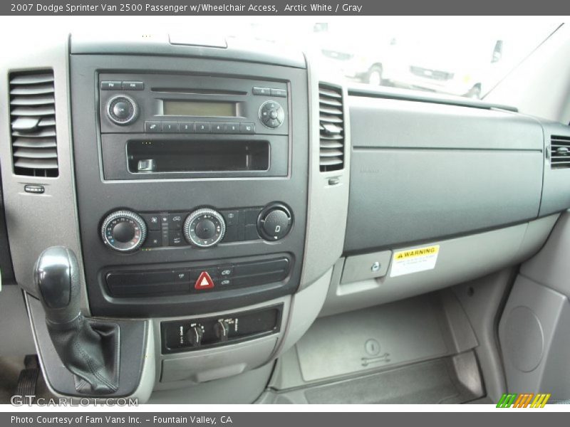 Dashboard of 2007 Sprinter Van 2500 Passenger w/Wheelchair Access