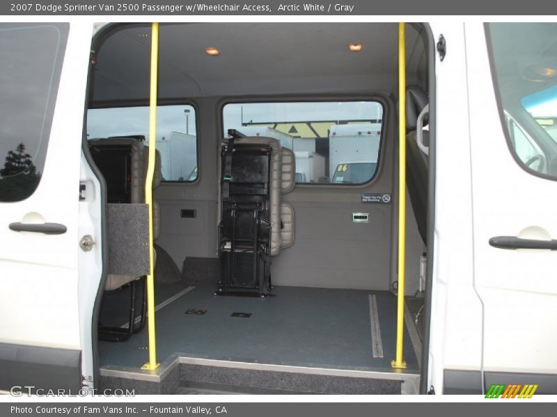 Arctic White / Gray 2007 Dodge Sprinter Van 2500 Passenger w/Wheelchair Access