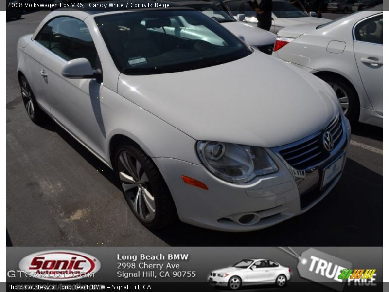Candy White / Cornsilk Beige 2008 Volkswagen Eos VR6