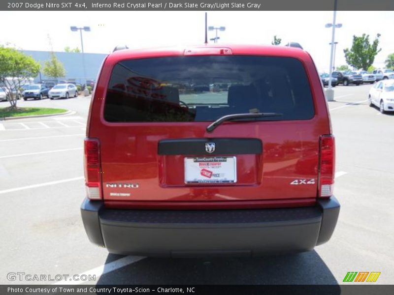 Inferno Red Crystal Pearl / Dark Slate Gray/Light Slate Gray 2007 Dodge Nitro SXT 4x4