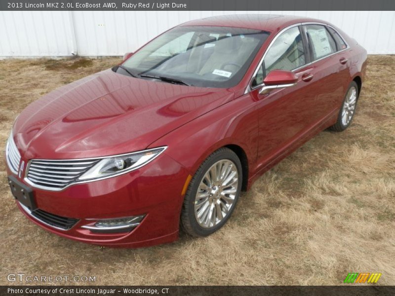 Ruby Red / Light Dune 2013 Lincoln MKZ 2.0L EcoBoost AWD