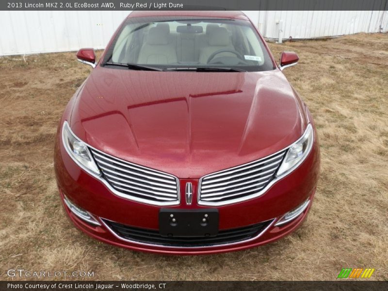 Ruby Red / Light Dune 2013 Lincoln MKZ 2.0L EcoBoost AWD
