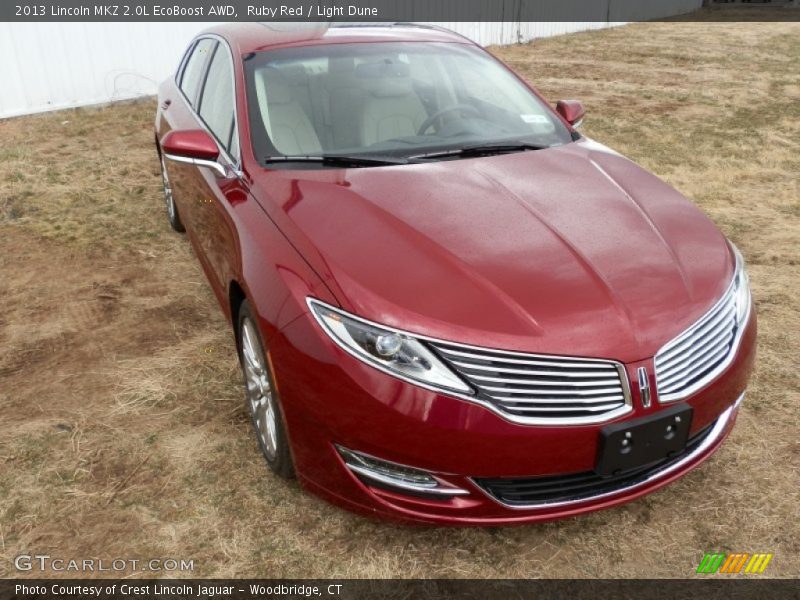 Ruby Red / Light Dune 2013 Lincoln MKZ 2.0L EcoBoost AWD