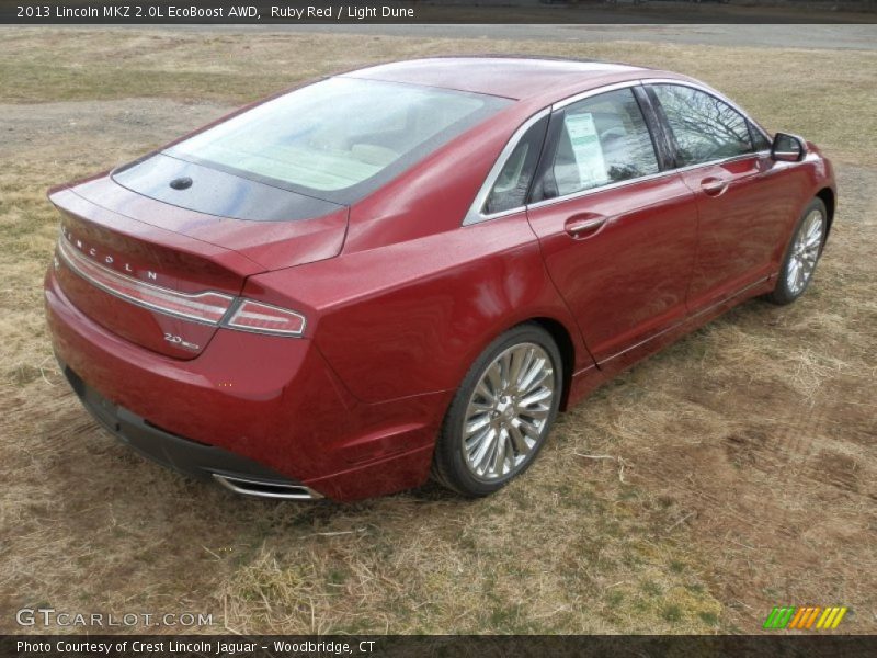 Ruby Red / Light Dune 2013 Lincoln MKZ 2.0L EcoBoost AWD