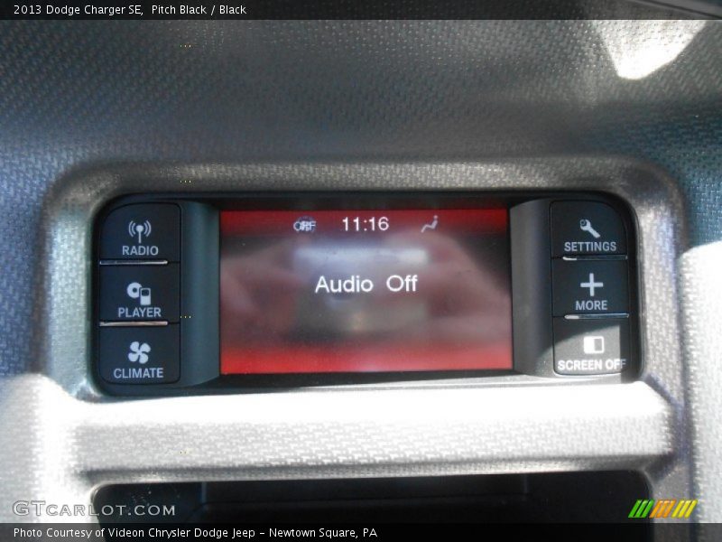 Pitch Black / Black 2013 Dodge Charger SE