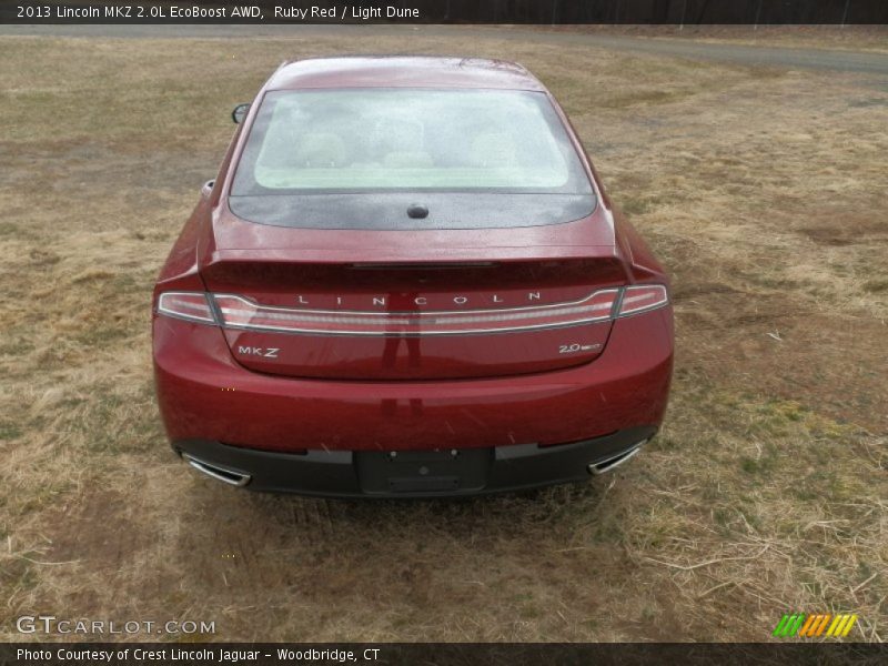 Ruby Red / Light Dune 2013 Lincoln MKZ 2.0L EcoBoost AWD