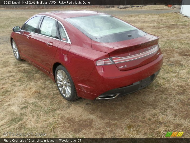 Ruby Red / Light Dune 2013 Lincoln MKZ 2.0L EcoBoost AWD