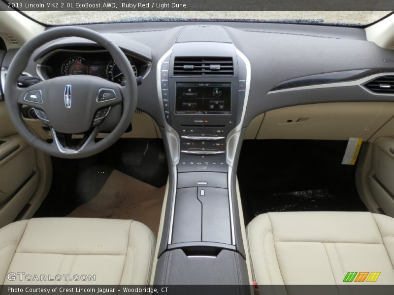 Ruby Red / Light Dune 2013 Lincoln MKZ 2.0L EcoBoost AWD