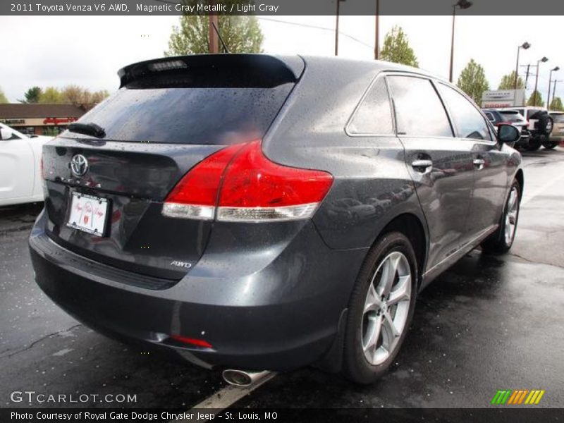 Magnetic Gray Metallic / Light Gray 2011 Toyota Venza V6 AWD