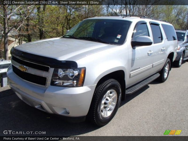 Sheer Silver Metallic / Ebony 2011 Chevrolet Suburban 2500 LT 4x4