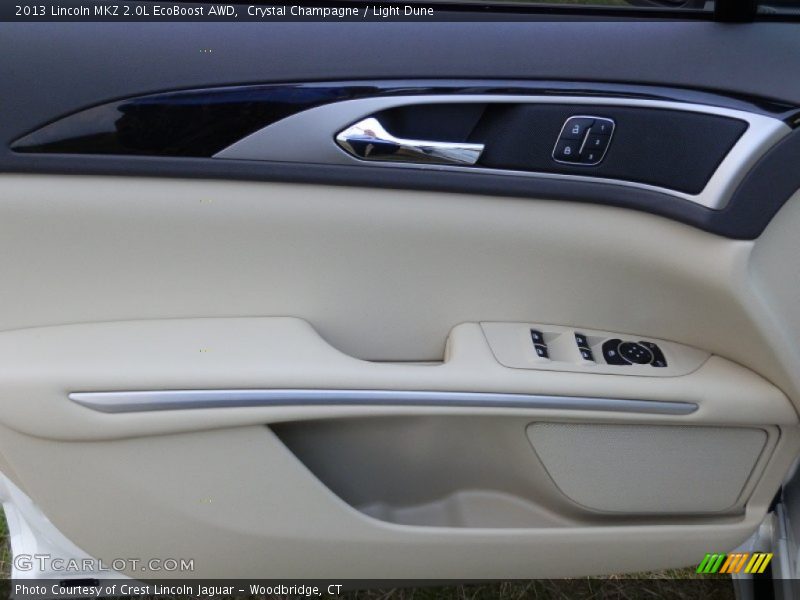 Crystal Champagne / Light Dune 2013 Lincoln MKZ 2.0L EcoBoost AWD