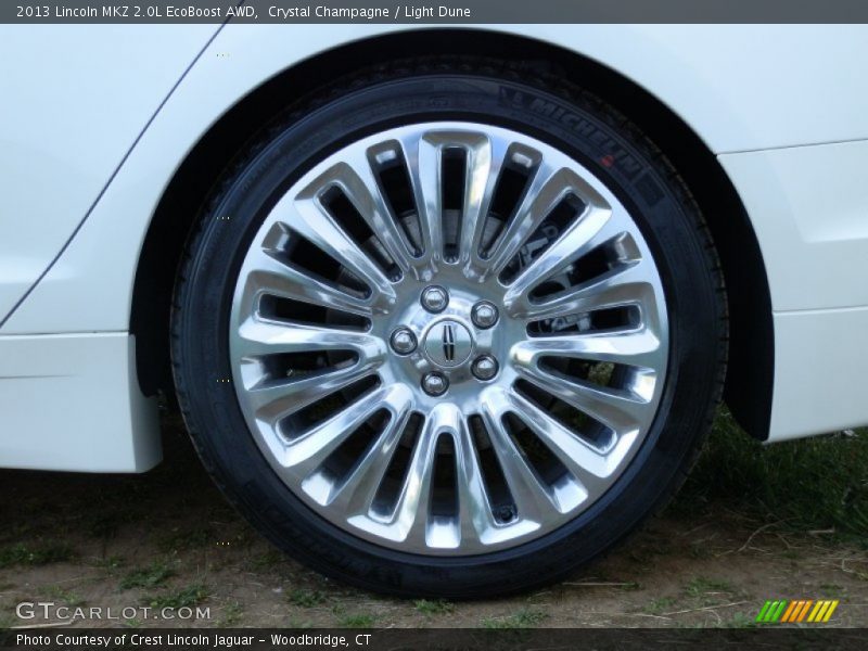 Crystal Champagne / Light Dune 2013 Lincoln MKZ 2.0L EcoBoost AWD