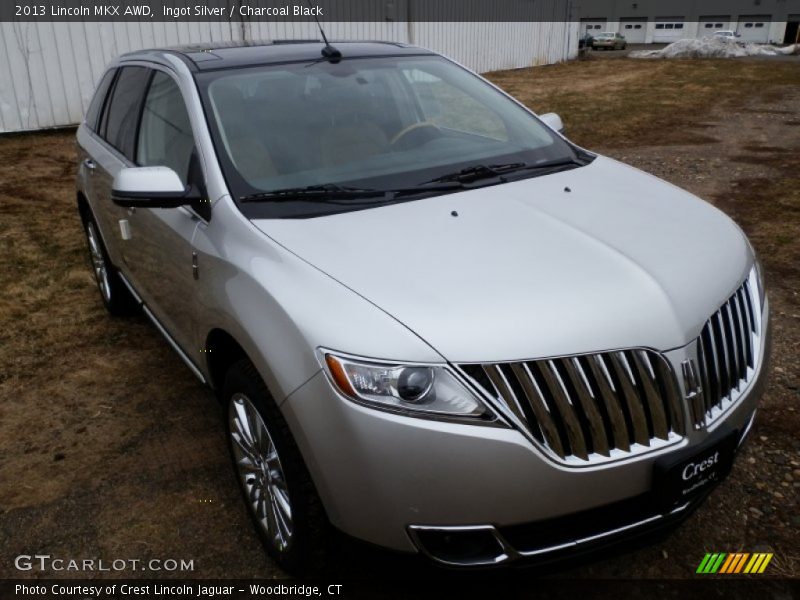 Ingot Silver / Charcoal Black 2013 Lincoln MKX AWD