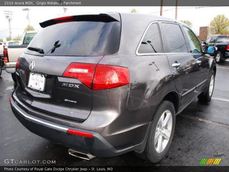Grigio Metallic / Parchment 2010 Acura MDX