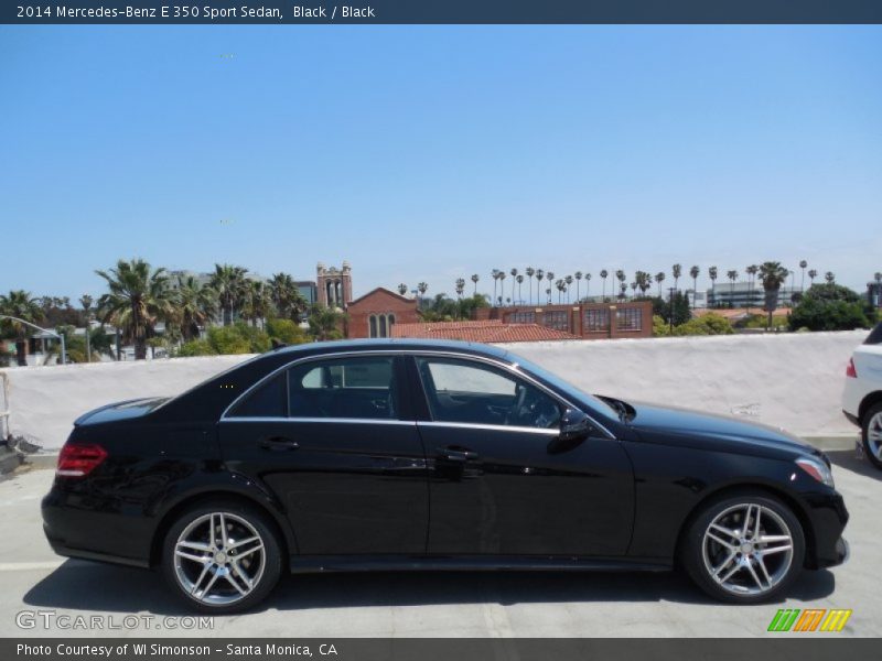 Black / Black 2014 Mercedes-Benz E 350 Sport Sedan