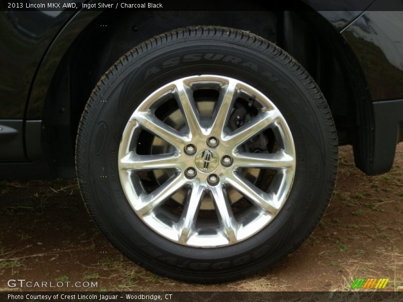 Ingot Silver / Charcoal Black 2013 Lincoln MKX AWD