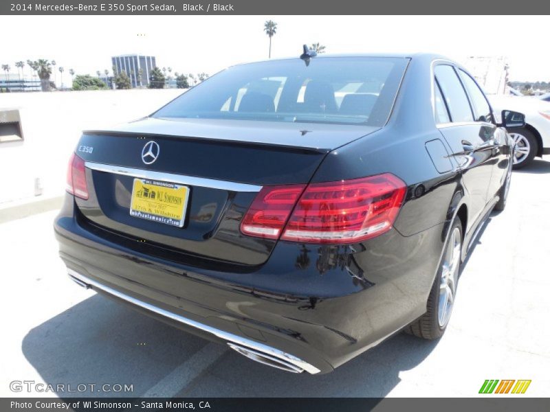 Black / Black 2014 Mercedes-Benz E 350 Sport Sedan