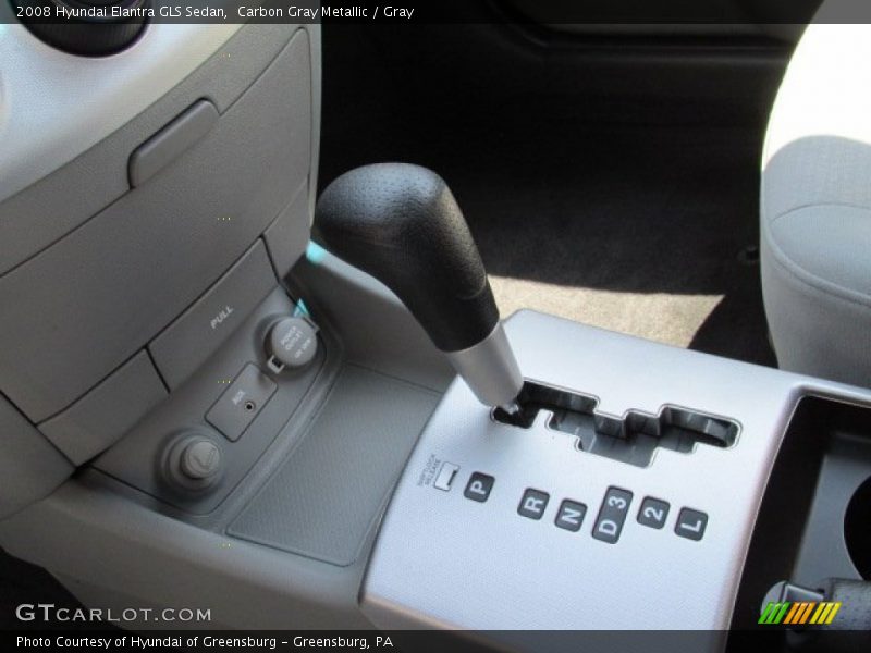 Carbon Gray Metallic / Gray 2008 Hyundai Elantra GLS Sedan