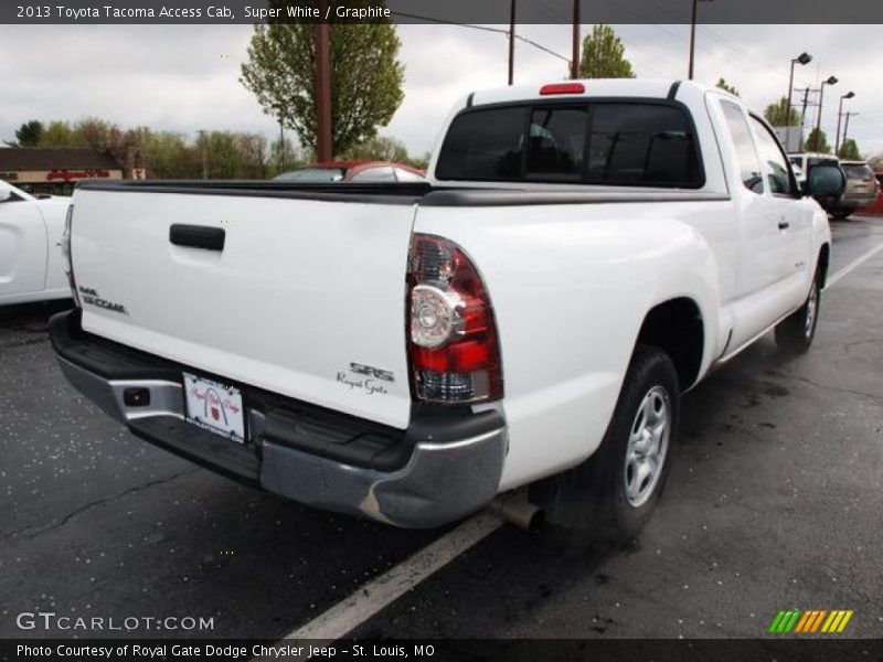 Super White / Graphite 2013 Toyota Tacoma Access Cab