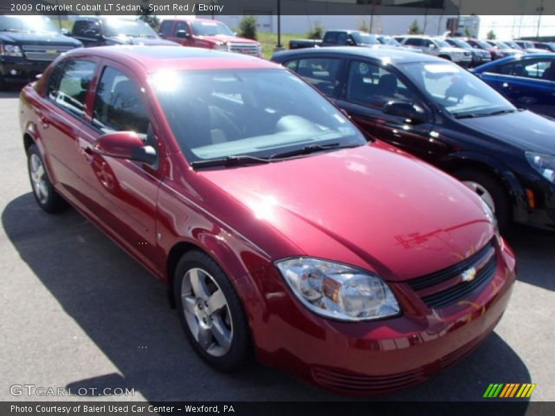 Sport Red / Ebony 2009 Chevrolet Cobalt LT Sedan