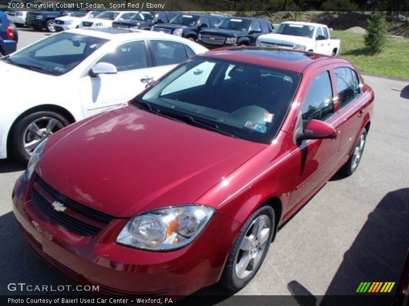 Sport Red / Ebony 2009 Chevrolet Cobalt LT Sedan