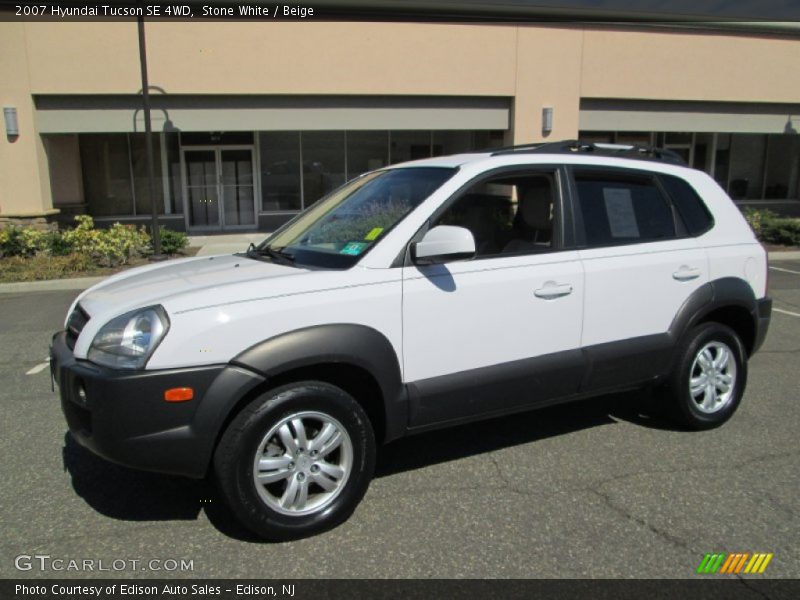 Stone White / Beige 2007 Hyundai Tucson SE 4WD