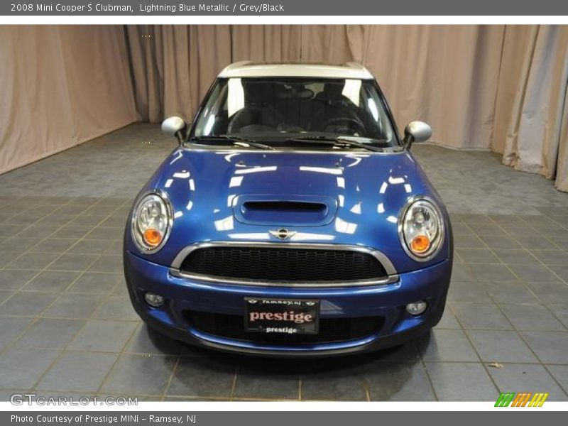 Lightning Blue Metallic / Grey/Black 2008 Mini Cooper S Clubman