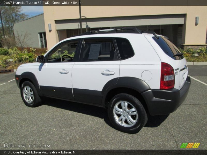 Stone White / Beige 2007 Hyundai Tucson SE 4WD