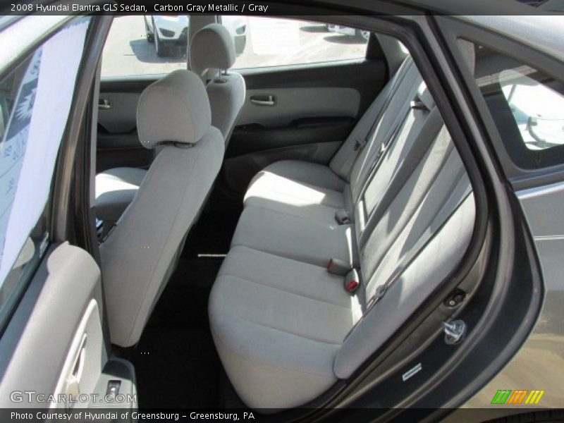 Carbon Gray Metallic / Gray 2008 Hyundai Elantra GLS Sedan