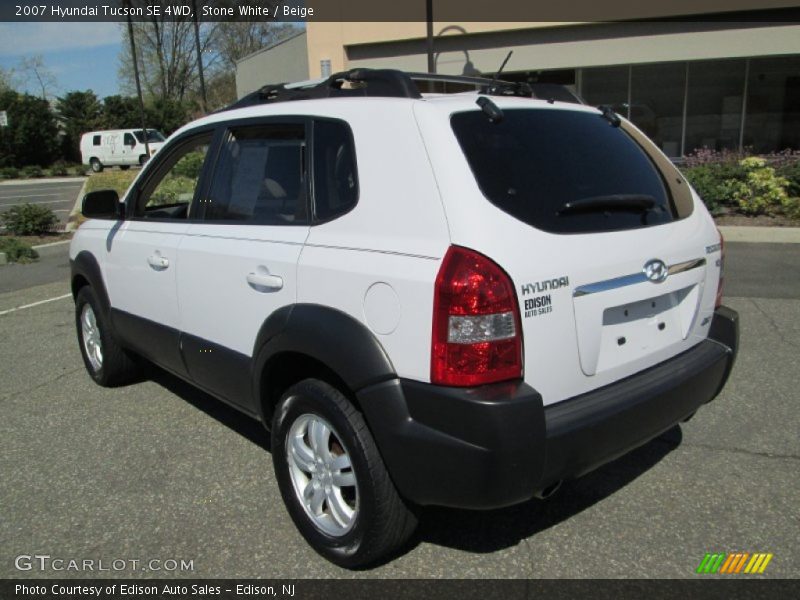 Stone White / Beige 2007 Hyundai Tucson SE 4WD