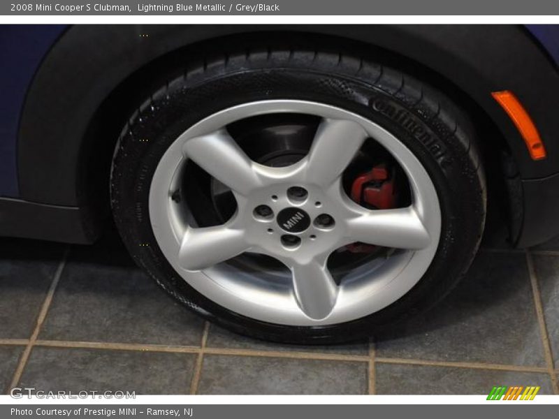 Lightning Blue Metallic / Grey/Black 2008 Mini Cooper S Clubman