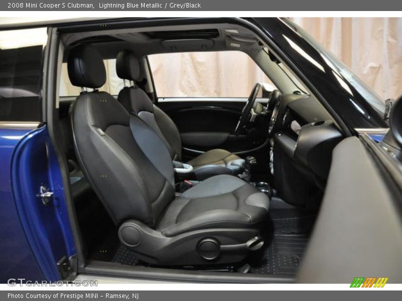 Lightning Blue Metallic / Grey/Black 2008 Mini Cooper S Clubman