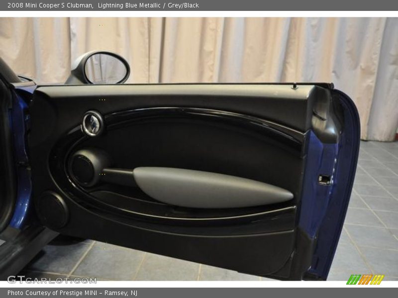 Lightning Blue Metallic / Grey/Black 2008 Mini Cooper S Clubman