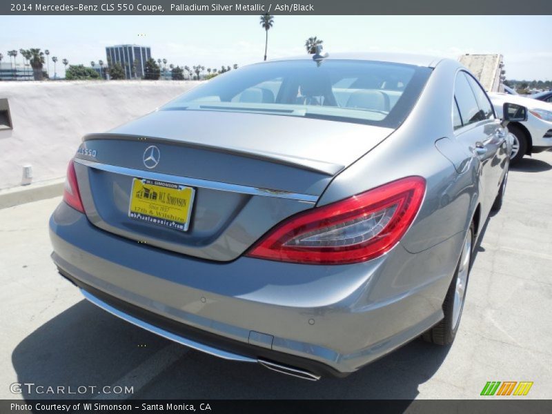 Palladium Silver Metallic / Ash/Black 2014 Mercedes-Benz CLS 550 Coupe