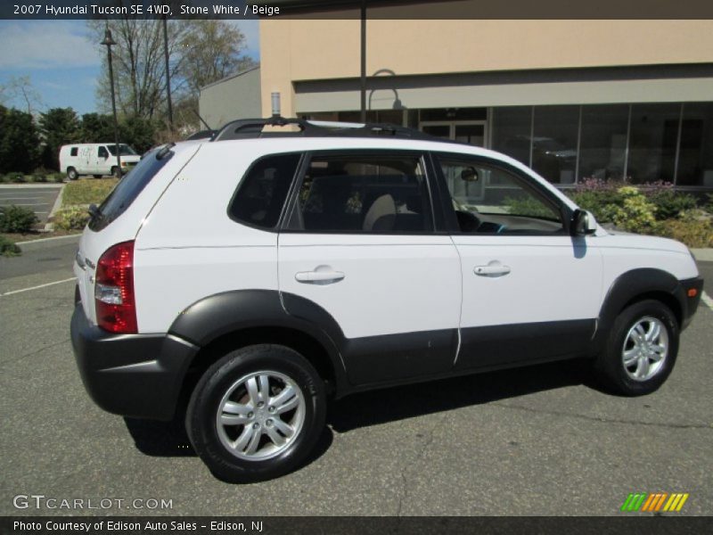 Stone White / Beige 2007 Hyundai Tucson SE 4WD