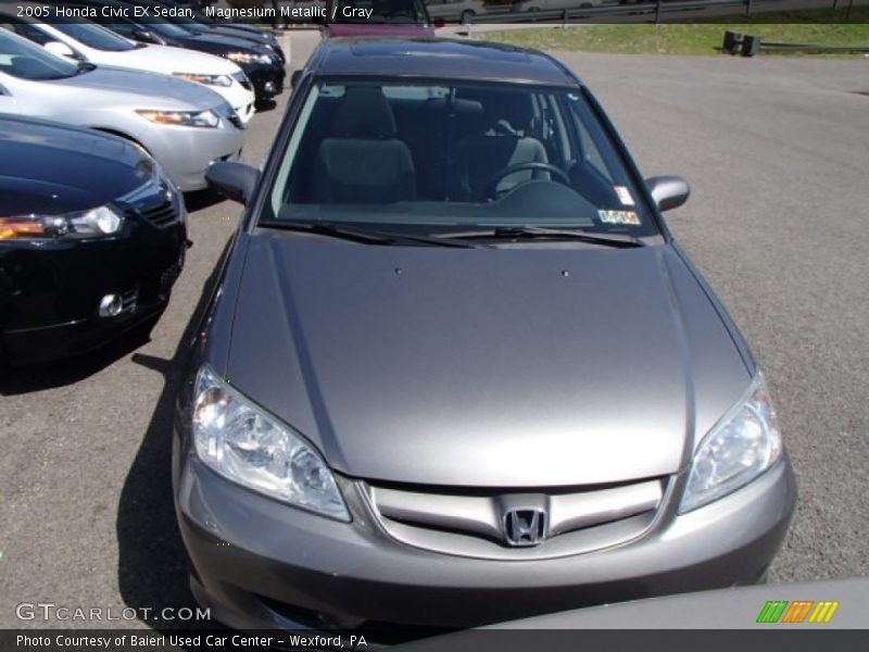 Magnesium Metallic / Gray 2005 Honda Civic EX Sedan