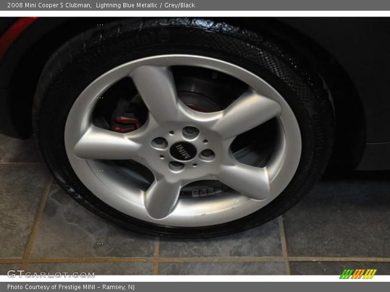 Lightning Blue Metallic / Grey/Black 2008 Mini Cooper S Clubman
