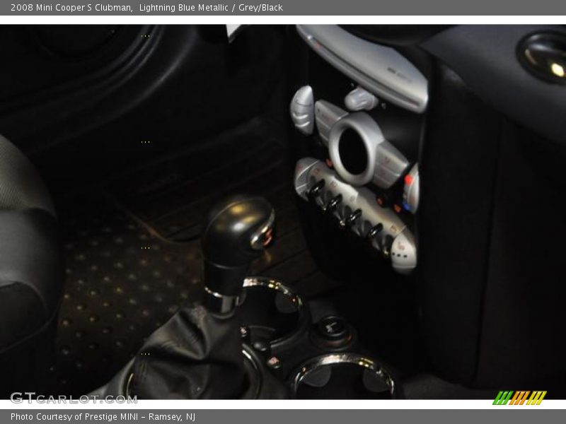 Lightning Blue Metallic / Grey/Black 2008 Mini Cooper S Clubman