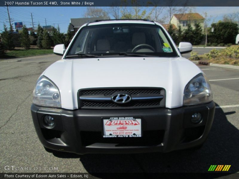 Stone White / Beige 2007 Hyundai Tucson SE 4WD