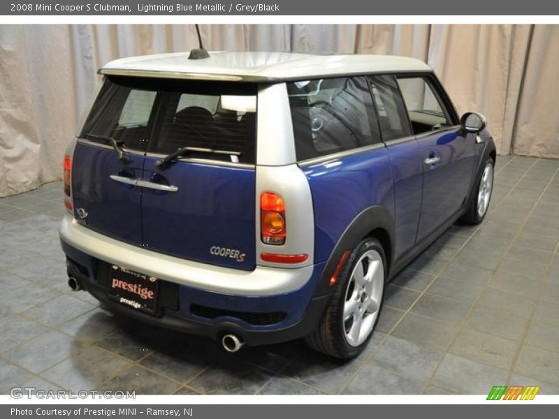 Lightning Blue Metallic / Grey/Black 2008 Mini Cooper S Clubman