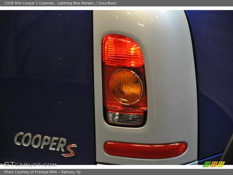 Lightning Blue Metallic / Grey/Black 2008 Mini Cooper S Clubman