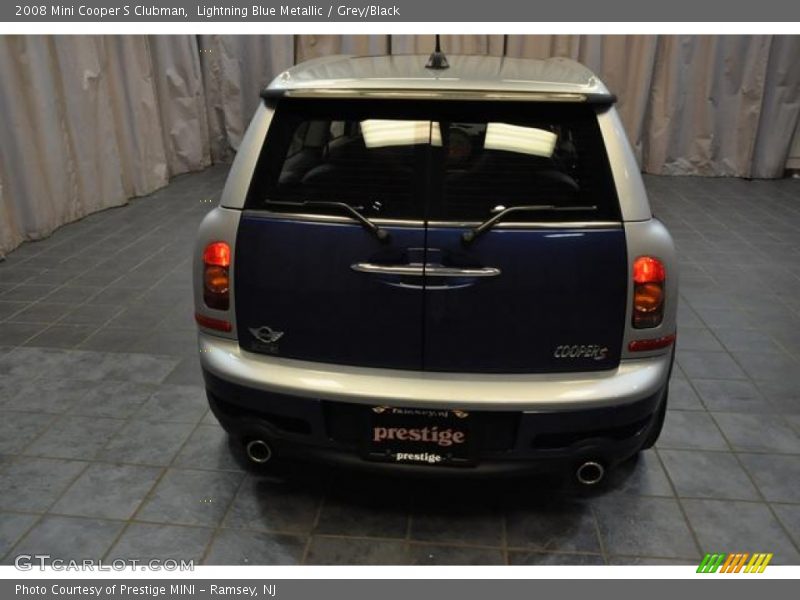 Lightning Blue Metallic / Grey/Black 2008 Mini Cooper S Clubman