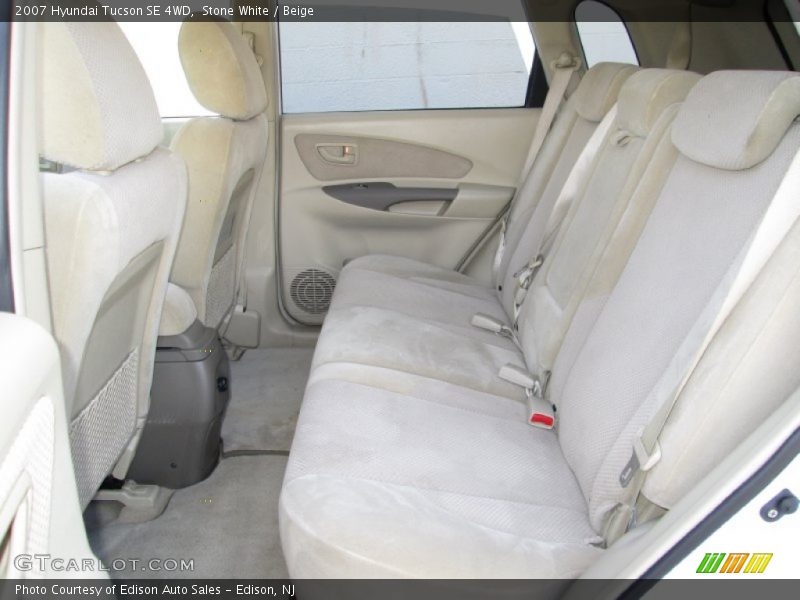 Stone White / Beige 2007 Hyundai Tucson SE 4WD
