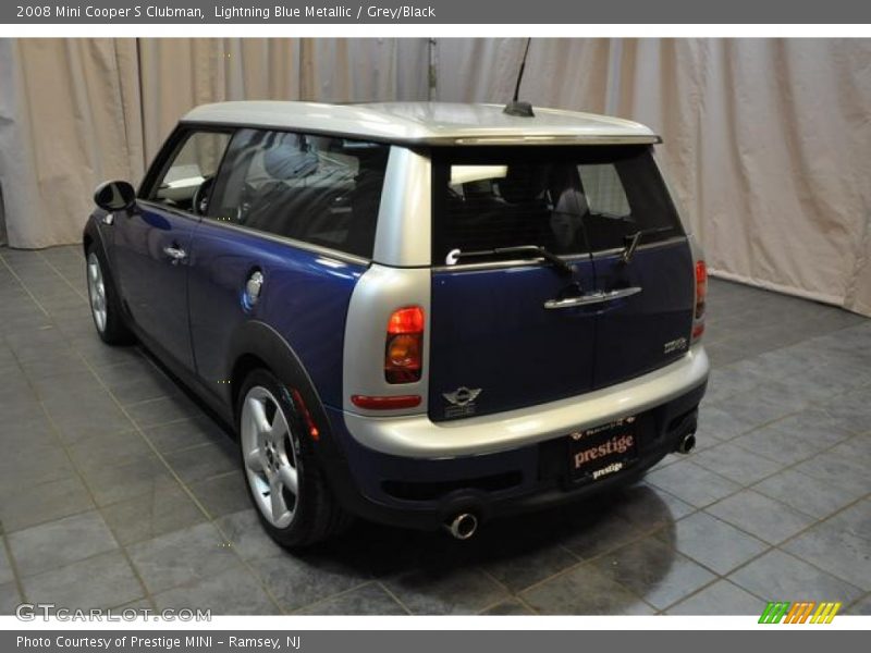 Lightning Blue Metallic / Grey/Black 2008 Mini Cooper S Clubman