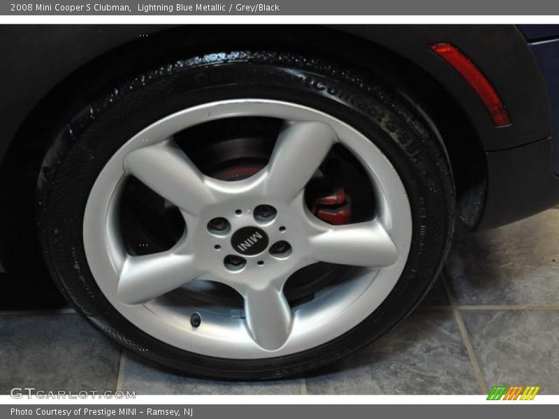 Lightning Blue Metallic / Grey/Black 2008 Mini Cooper S Clubman