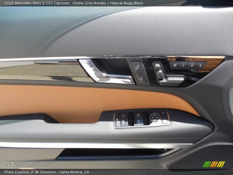 Olivine Grey Metallic / Natural Beige/Black 2013 Mercedes-Benz E 350 Cabriolet