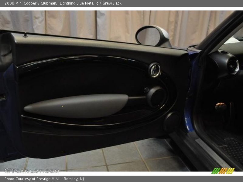 Lightning Blue Metallic / Grey/Black 2008 Mini Cooper S Clubman