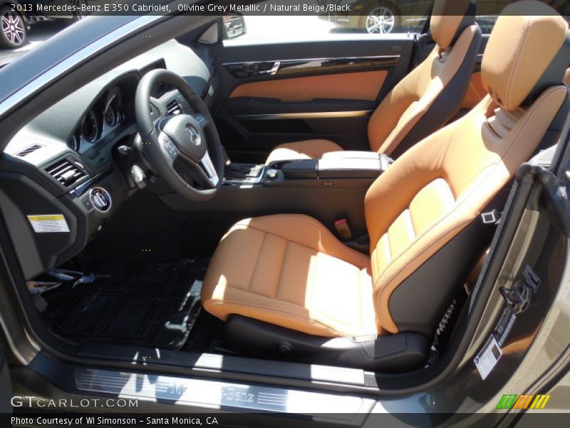 Olivine Grey Metallic / Natural Beige/Black 2013 Mercedes-Benz E 350 Cabriolet